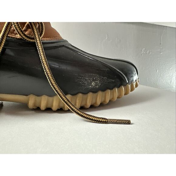 The Original Duck Boot Women's Size 8.5 Sporto Arianna Brown Tan Rain Boots - Picture 5 of 9